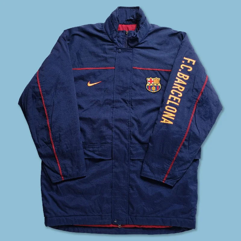 Ski JacketsVintage Nike FC Barcelona Padded Jacket XLarge