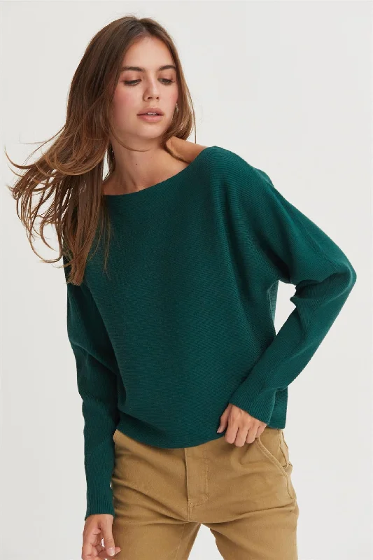 Moana Boat Neck SweaterHemp Knit Tops