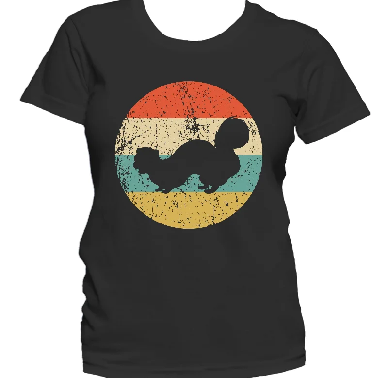 Cultural T-ShirtsFerret Retro Style Animal Women's T-Shirt