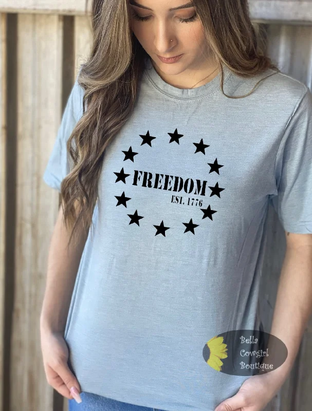 Urban T-ShirtsFreedom Established 1776 Patriotic T-Shirt