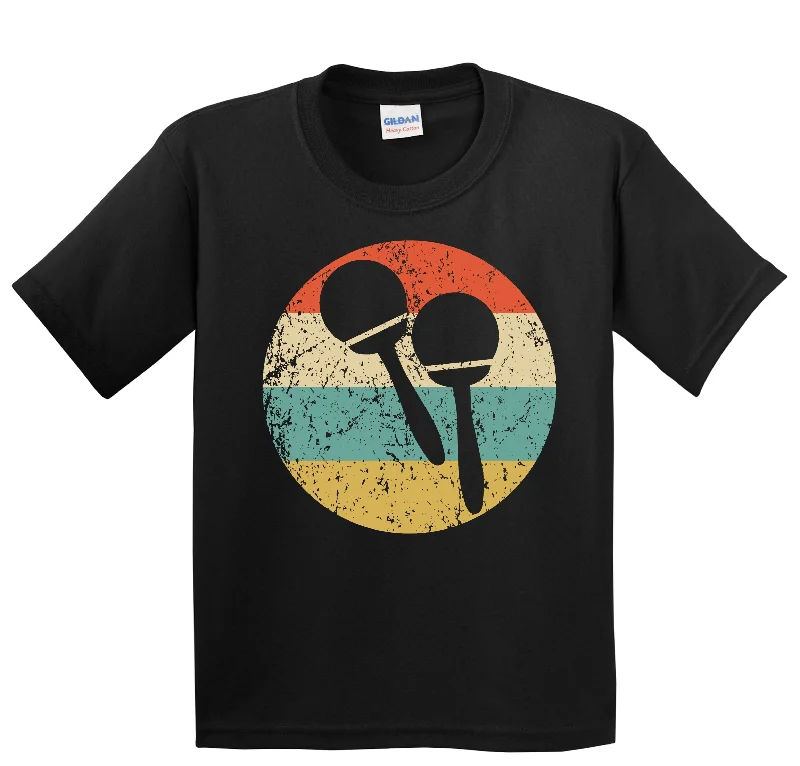 Fishing T-ShirtsMaracas Silhouette Retro Salsa Music Musical Instrument Youth T-Shirt