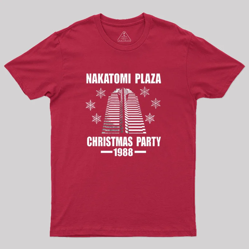 Designer T-ShirtsNakatomi Plaza Christmas Party 1988 Geek T-Shirt