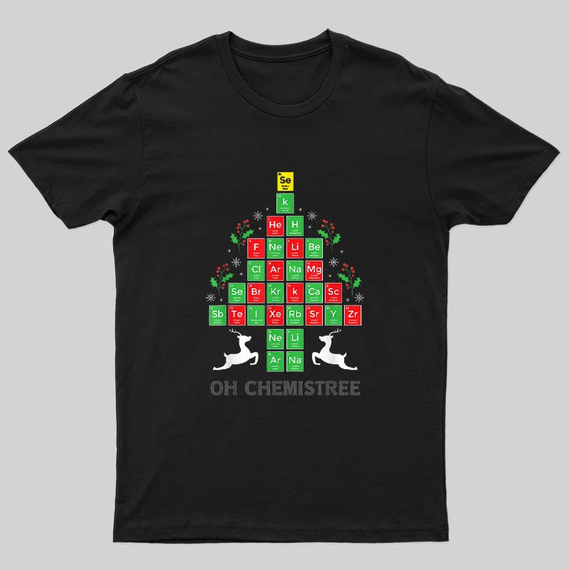 Colorblock T-ShirtsOh Chemistree Cool Science T-Shirt