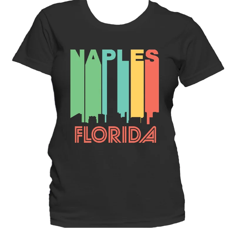 Sleep T-ShirtsRetro 1970's Style Naples Florida Skyline Women's T-Shirt