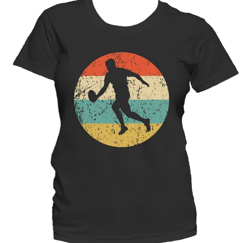 Luxury T-ShirtsRugby Player Retro Style Sports Women's T-Shirt