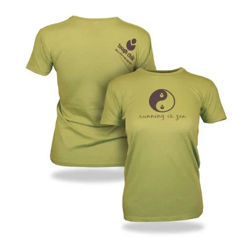 Retro T-ShirtsTough Chik "Running is Zen" T-Shirt (X-Large)