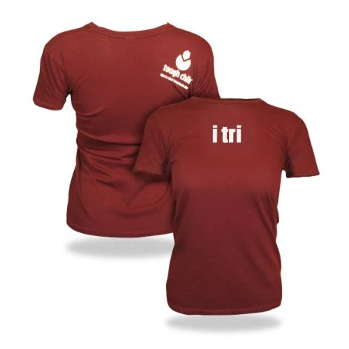 Button-Up T-ShirtsTough Chik Women's "i tri" T-Shirt