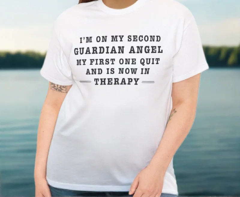 Button-Up T-ShirtsGuardian Angel Therapy | Cotton Tee