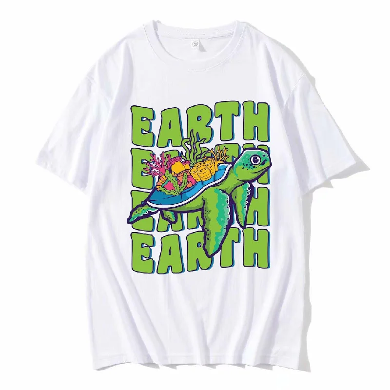 Formal T-ShirtsWomen's Earth Day Theme Graphic T-shirt