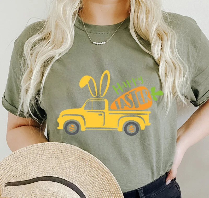 Band Merch T-ShirtsWomen's Easter Theme Graphic T-shirt