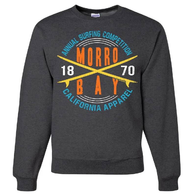 CrewneckchicAnnual Surfing Competition Crewneck Sweatshirt