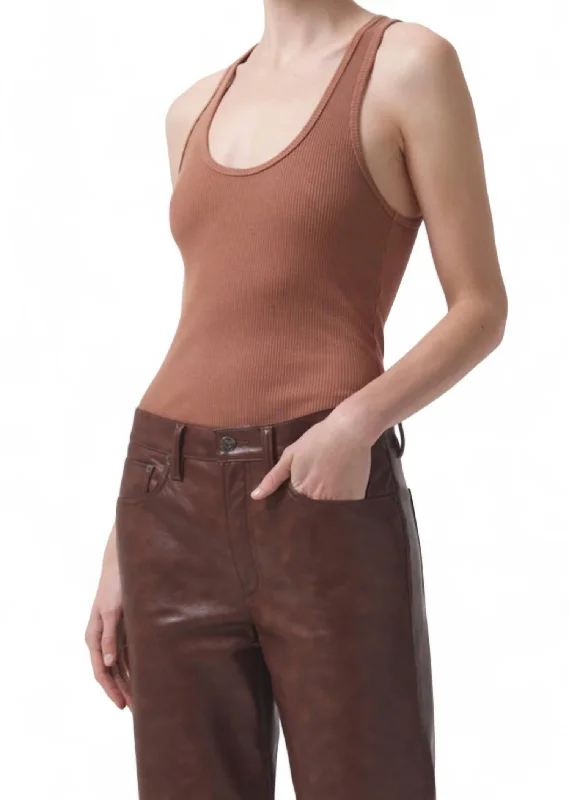 CamisoleXBianca Tank Top In Brown Sugar