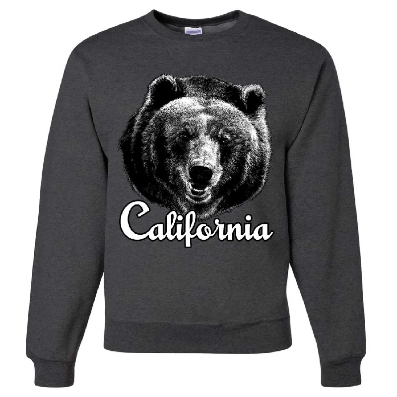 CrewneckarCalifornia Grizzly Bear Crewneck Sweatshirt