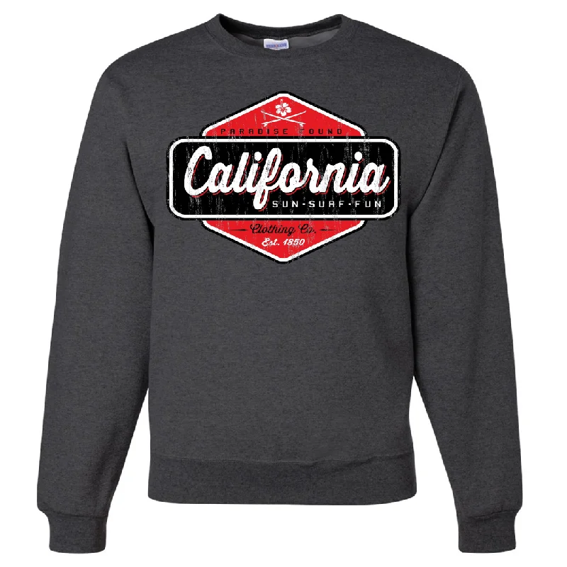 CrewnecknetworkCalifornia Paradise Found Crewneck Sweatshirt