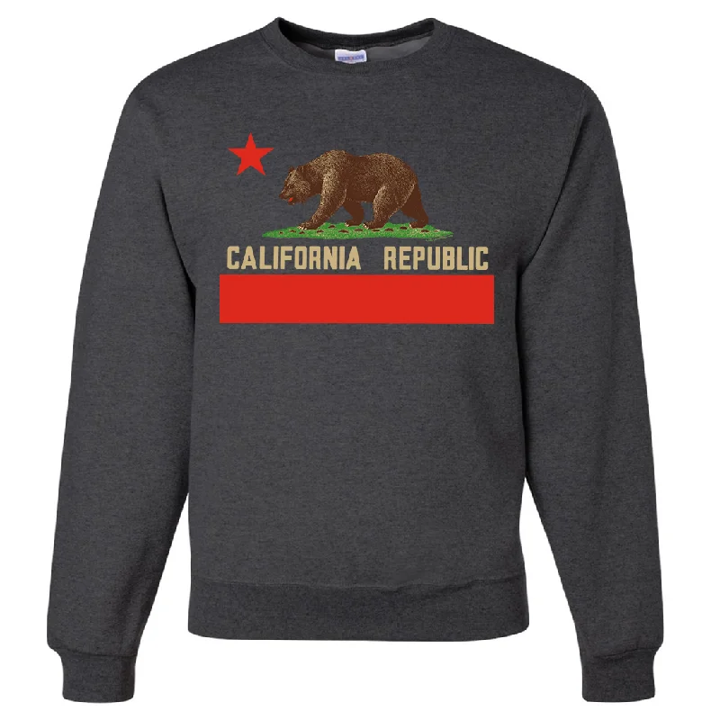 CrewneckmomentDon Pimentel California Republic Bear Flag Crewneck Sweatshirt