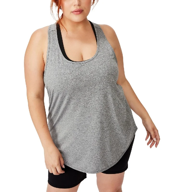 CamisoleRoninCOTTON ON Women's Active Training Tank Top Gray Size 20W