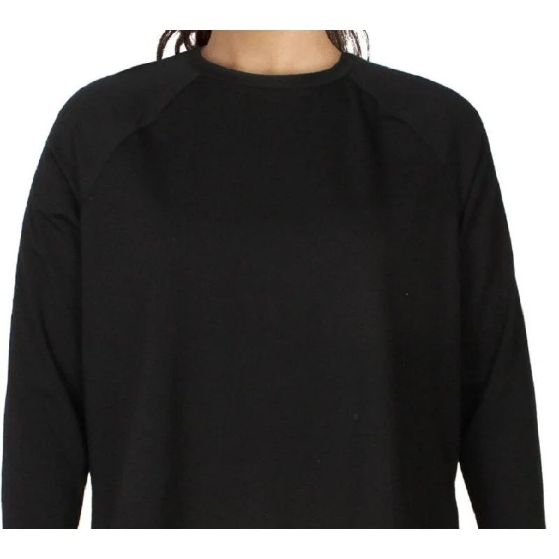 CrewneckcultureEileen Fisher Women's Solid Crewneck Top Black Size Small