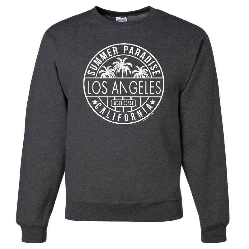 CrewneckstripesLos Angeles California West Coast Crewneck Sweatshirt