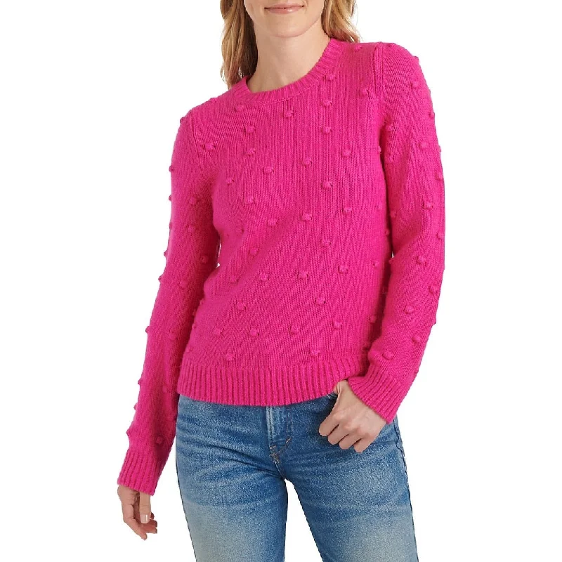 CrewneckspiritLucky Brand Women's Bobble Crewneck Sweater Pink Size Xs