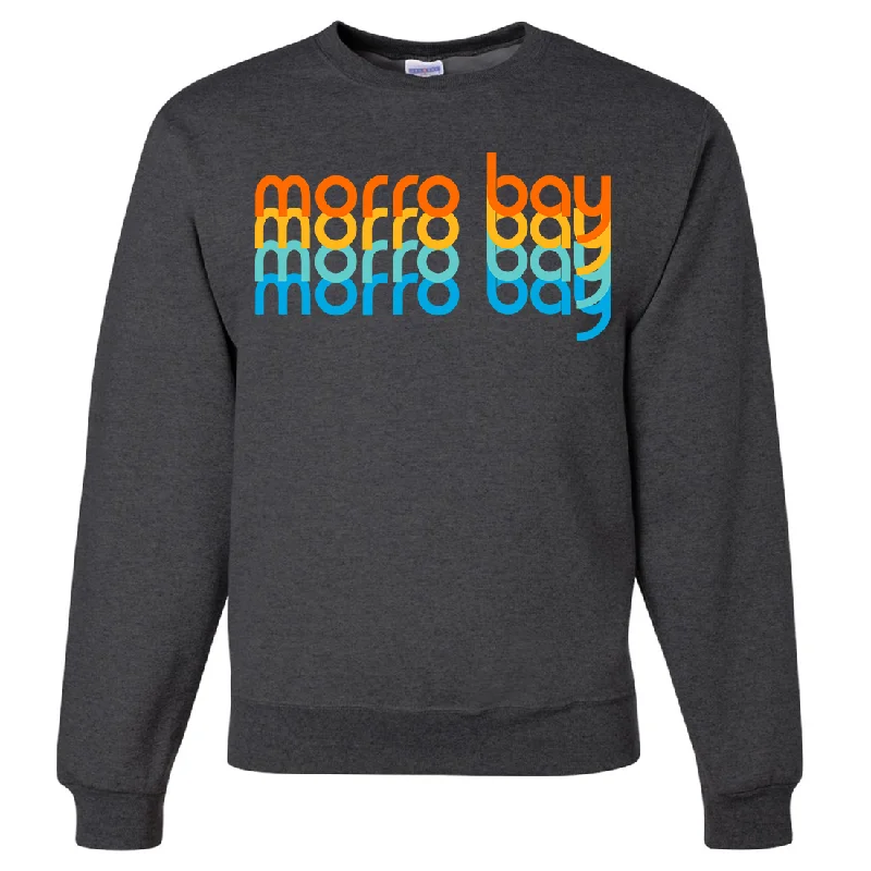 CrewnecksleeveMorro Bay Stacked Crewneck Sweatshirt