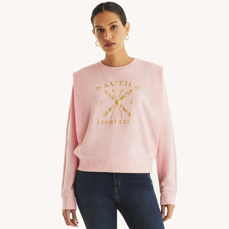 CrewneckinnovationNautica Womens Graphic Crewneck Sweatshirt