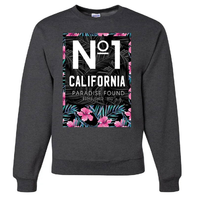 CrewneckstyleNo 1 California Paradise Found Crewneck Sweatshirt