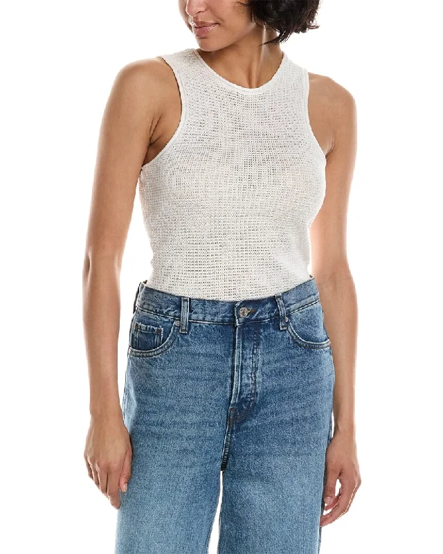 CamisoleTitanOnia Linen Knit Tank