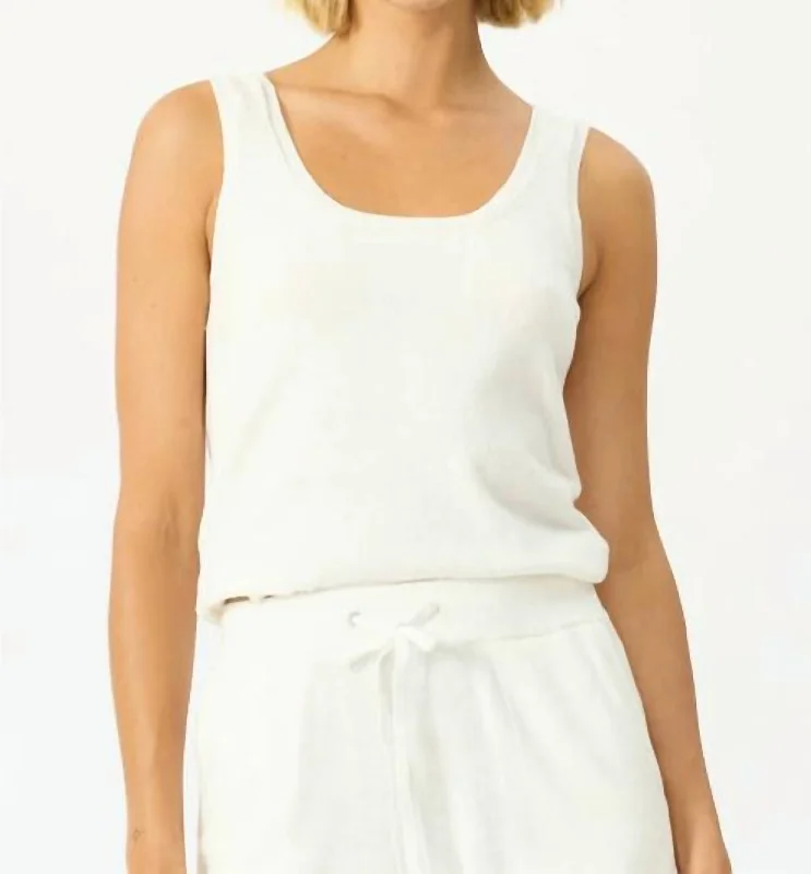 CamisoleCoralPalmer Tank Top In White