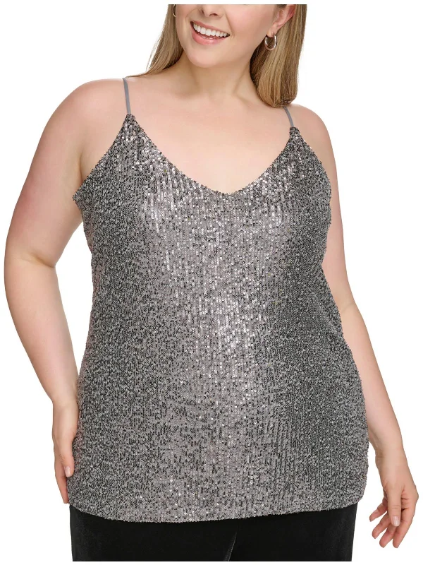 CamisoleAquaPlus   Womens Sequined Workday Camisole