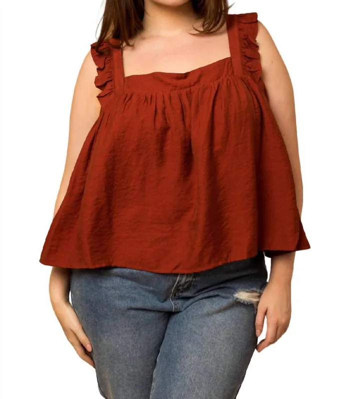 CamisoleCentaurRustic Tank In Brown