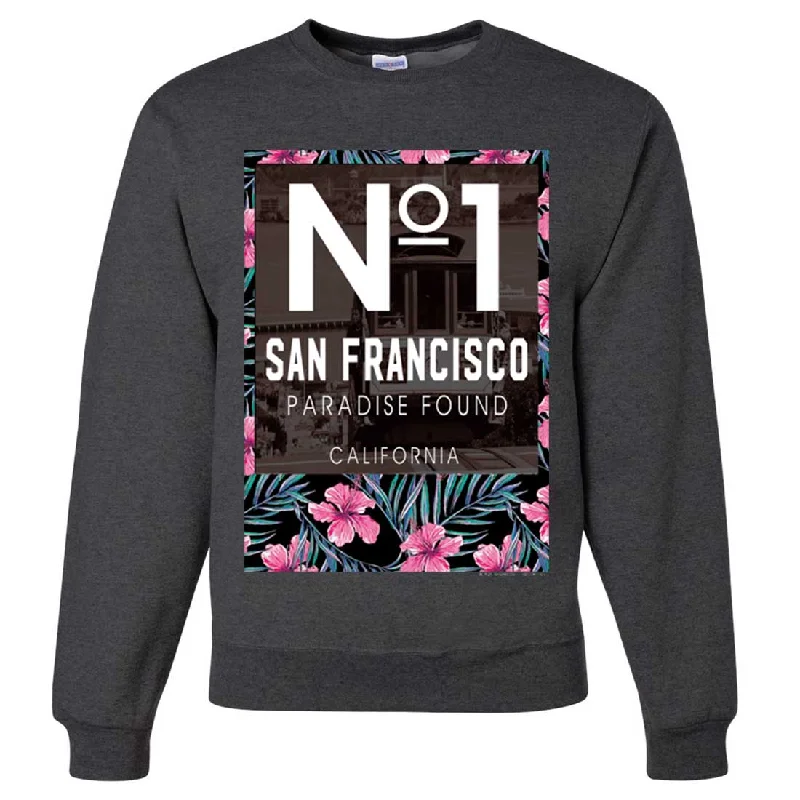 CrewneckwebSan Francisco No. 1 Paradise Found California Crewneck Sweatshirt