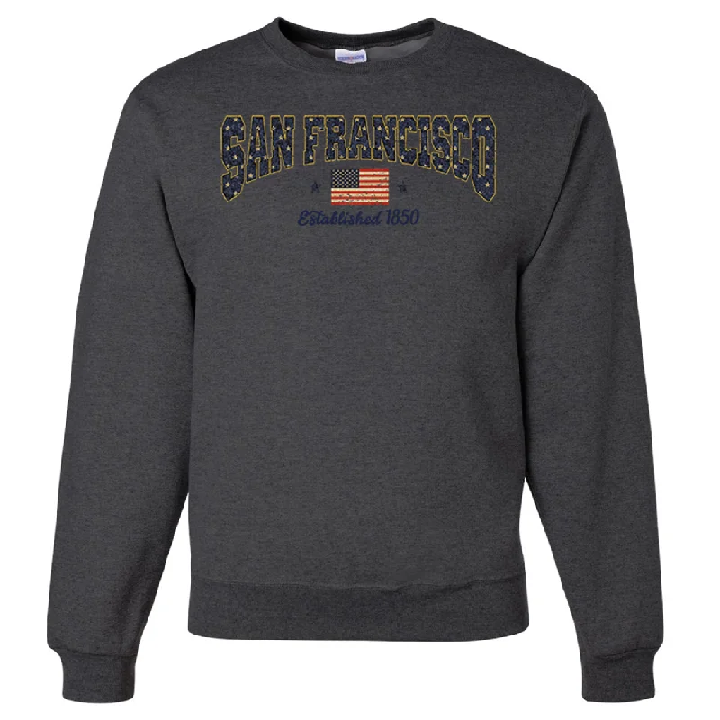 CrewnecklinenSan Francisco Stars Crewneck Sweatshirt