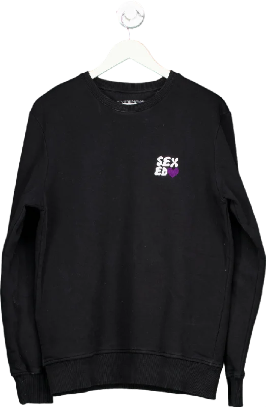 CrewneckfashionSex Education Black Crewneck Sweatshirt UK L