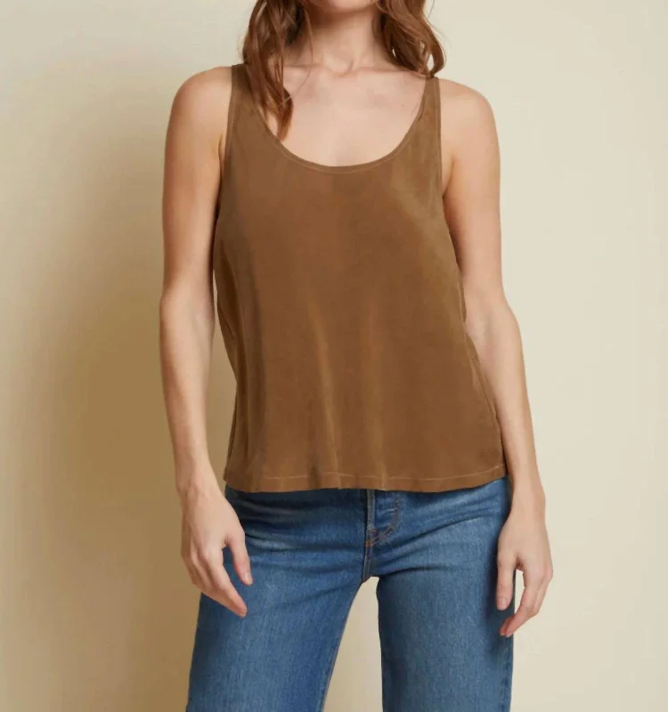 CamisoleFlowVeronica Tank In Bark