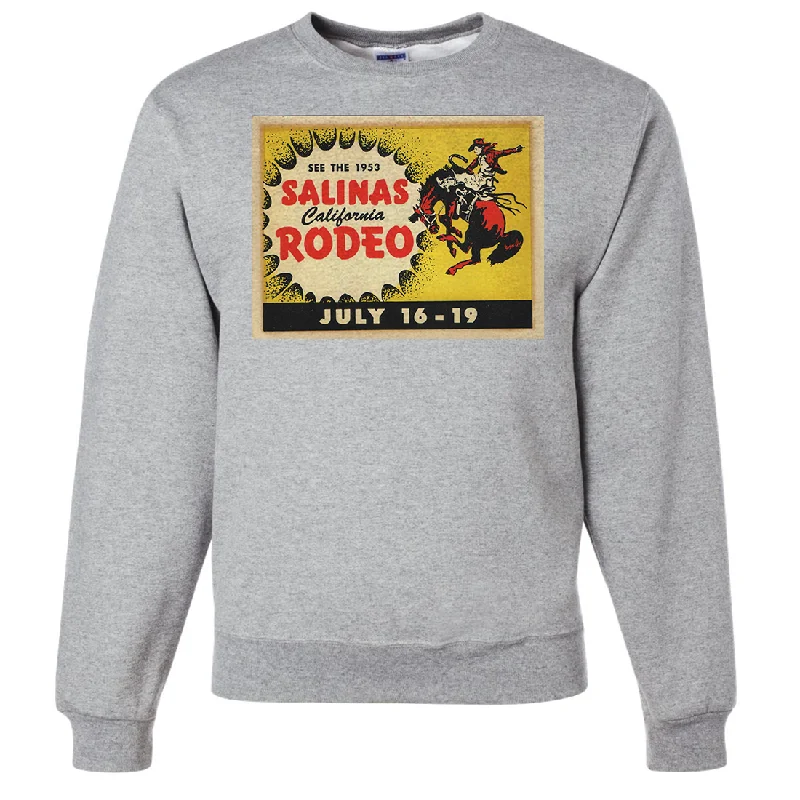 CrewnecktailorVintage Sticker California Salinas Crewneck Sweatshirt