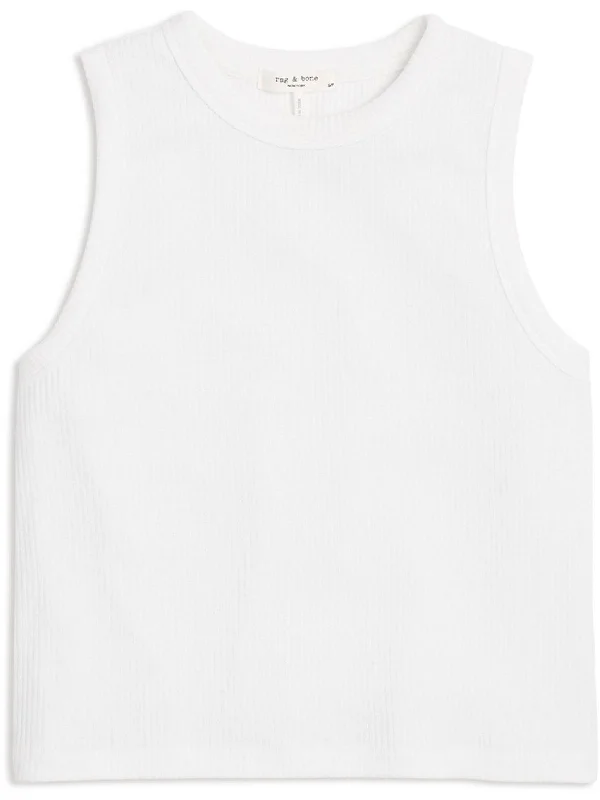 CamisoleMarineWomens Ribbed Knit Tank Crop Top