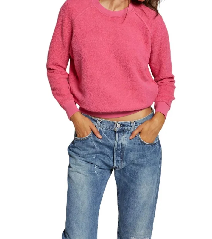 CrewneckcloudZiggy Crewneck Sweatshirt In Peony