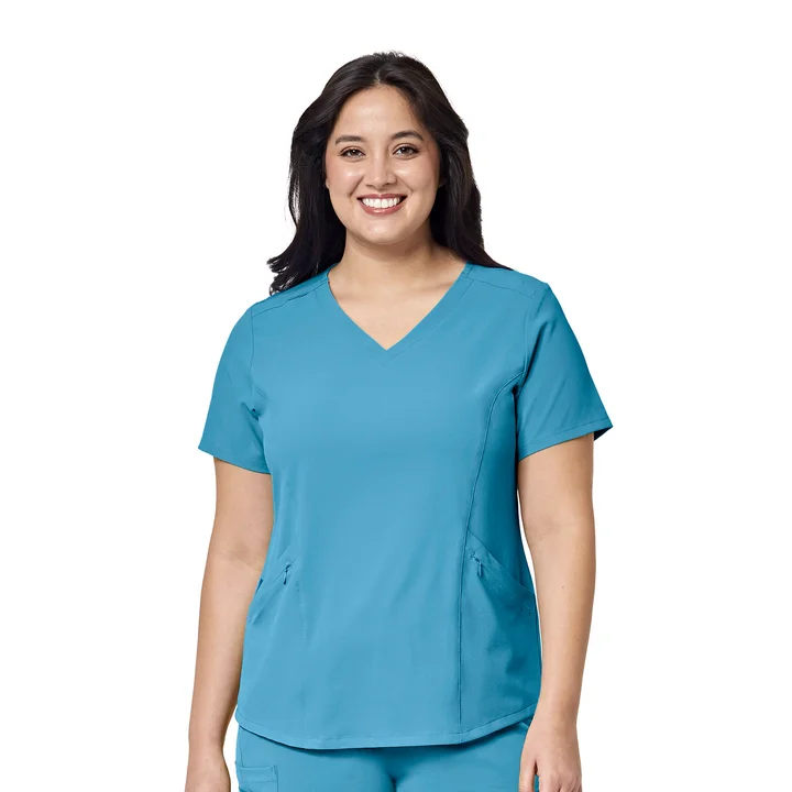 VNeckTopGold6134 Women's Renew V-Neck Scrub Top