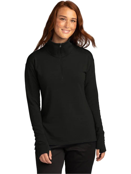 Sheer ShirtsSport-Tek Ladies Sport-Wick Flex Fleece 1/4-Zip