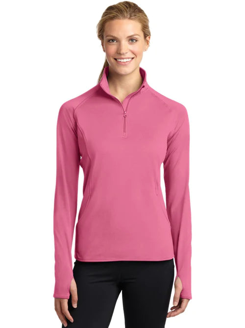 Formal ShirtsSport-Tek Ladies Sport-Wick Stretch 1/4-Zip Pullover