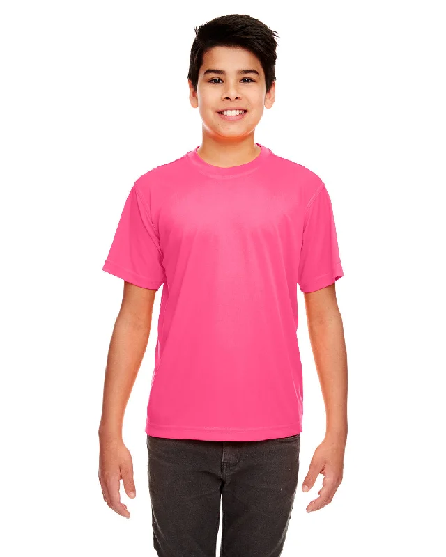 Polyester ShirtsUltraClub 8420Y Youth Cool & Dry Sport Performance InterlockT-Shirt