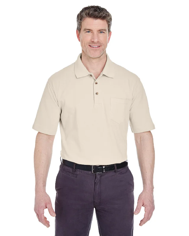 Silk ShirtsUltraClub 8534 Adult Classic Piqu Polo withPocket