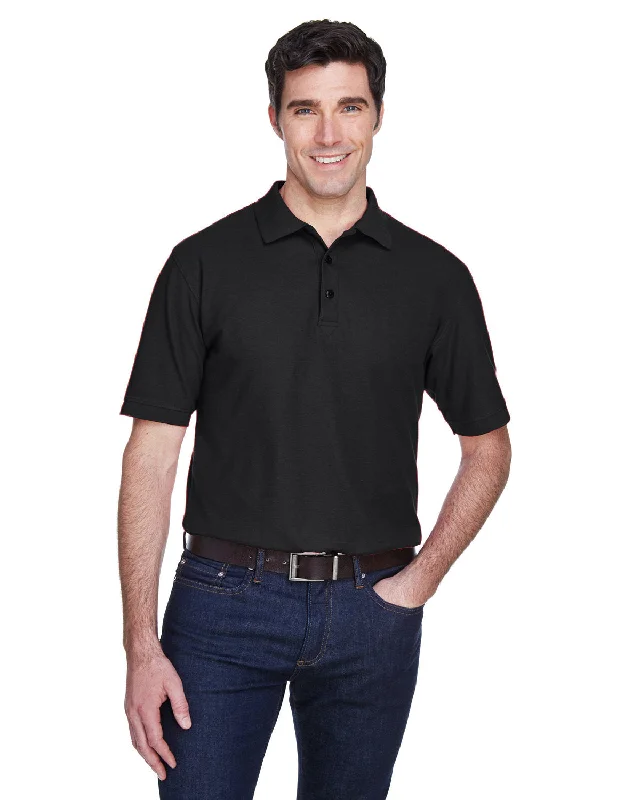 Slim Fit ShirtsUltraClub 8540 Men's Whisper Piqu Polo