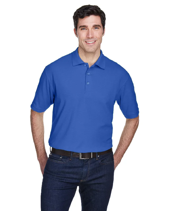 Oversized ShirtsUltraClub 8540 Men's Whisper Piqu Polo