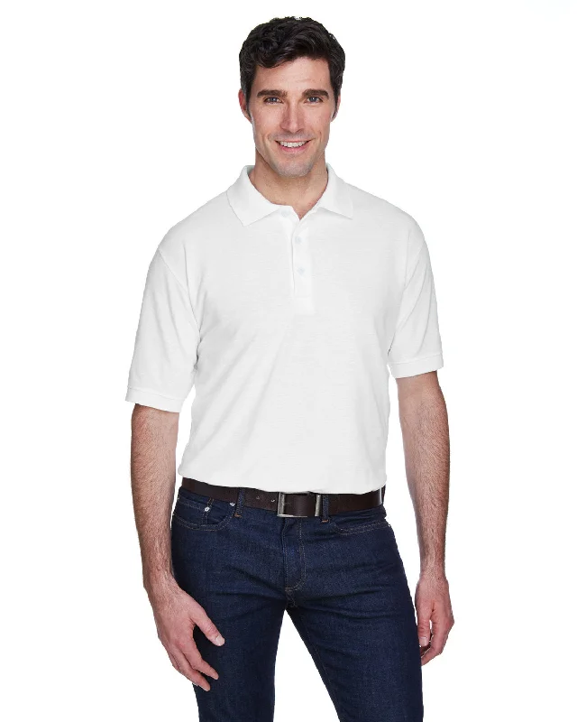 Metallic ShirtsUltraClub 8540 Men's Whisper Piqu Polo