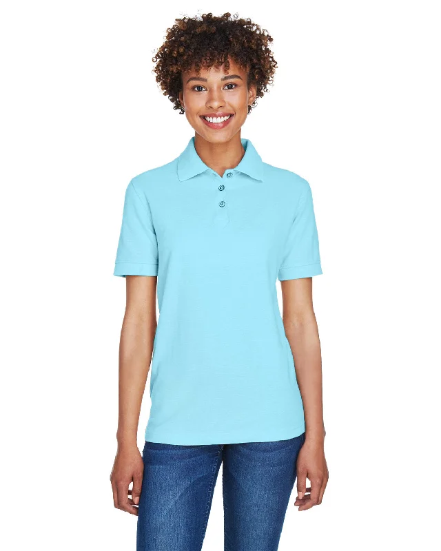 Button-Down ShirtsUltraClub 8541 Ladies' Whisper Piqu Polo