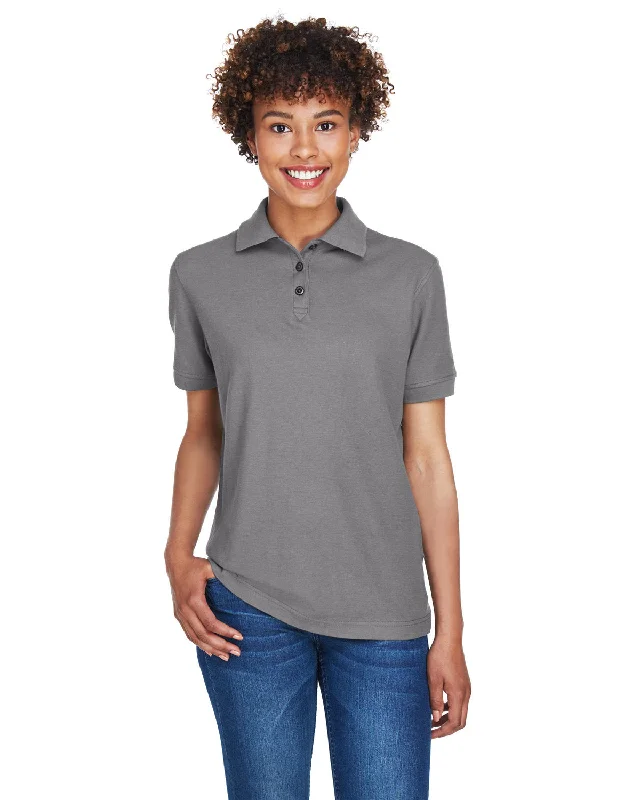 Asymmetrical ShirtsUltraClub 8541 Ladies' Whisper Piqu Polo