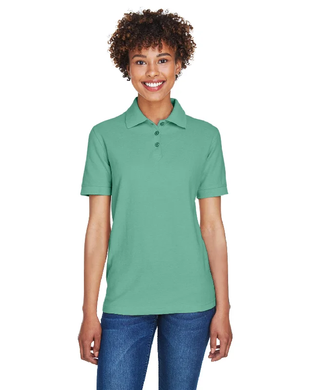 Hooded ShirtsUltraClub 8541 Ladies' Whisper Piqu Polo