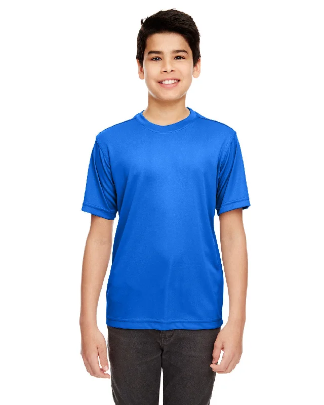 Ribbed Cuff ShirtsUltraClub 8620Y Youth Cool & Dry Basic Performance T-Shirt