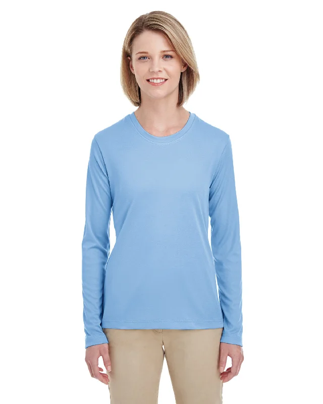 Organic Cotton ShirtsUltraClub 8622W Ladies' Cool & Dry Performance Long-Sleeve Top